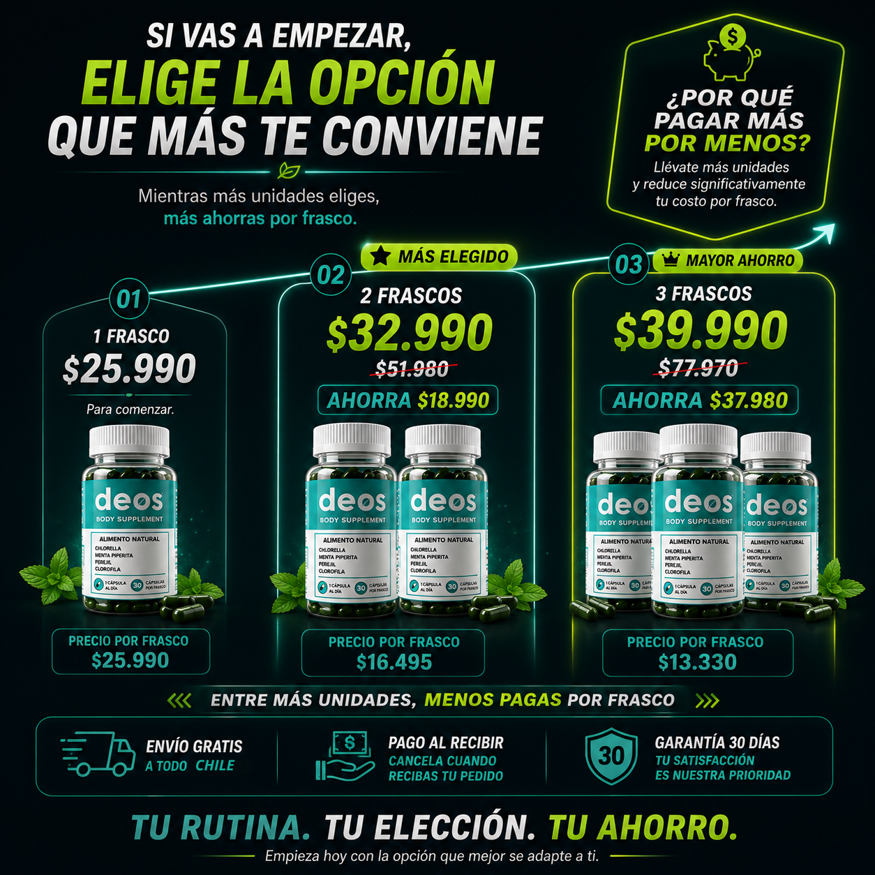 DEOS Desodorante interno