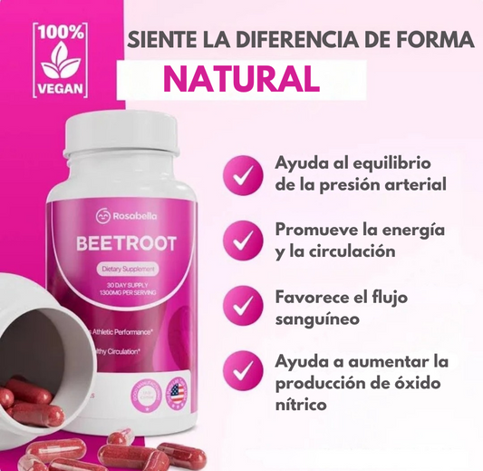 BEETROOT Suplemento a base de raíz de remolacha