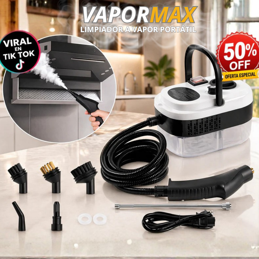 Limpiador A Vapor Presión 2500w Portátil